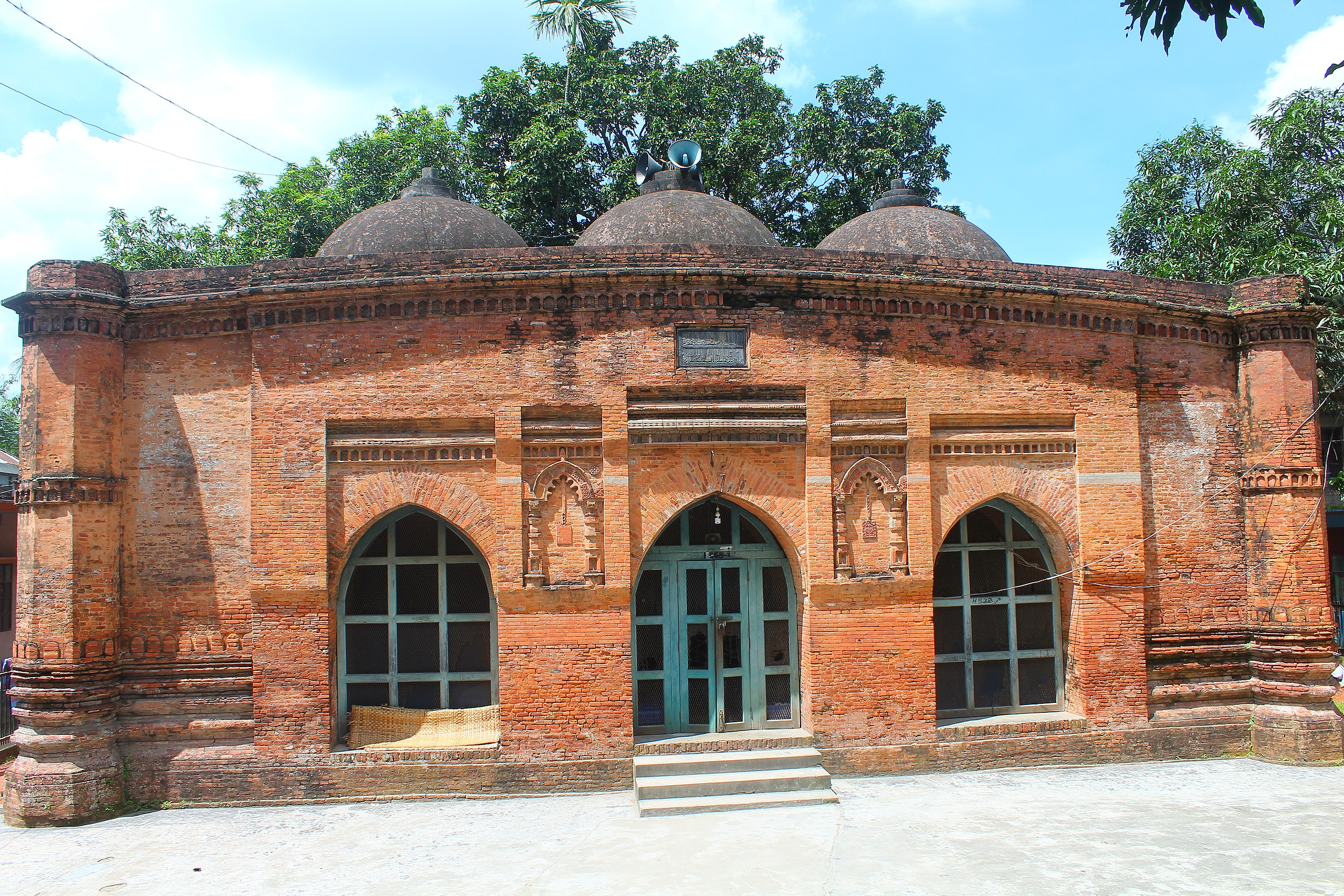 Baba Adam Mosque aerial view